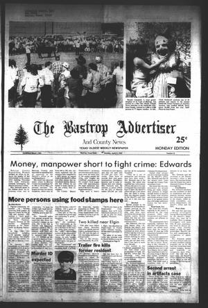 Primary view of object titled 'The Bastrop Advertiser and County News (Bastrop, Tex.), No. 12, Ed. 1 Monday, April 11, 1983'.