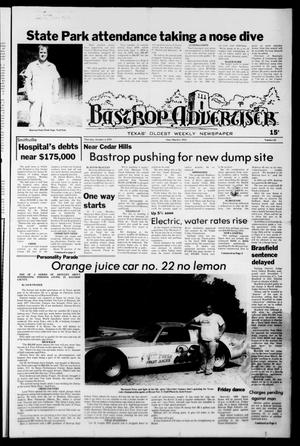 Primary view of object titled 'Bastrop Advertiser (Bastrop, Tex.), No. 62, Ed. 1 Thursday, October 4, 1979'.