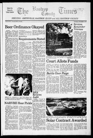 The Bastrop County Times (Smithville, Tex.), Vol. 86, No. 46, Ed. 1 Thursday, November 17, 1977