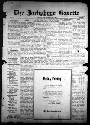 The Jacksboro Gazette (Jacksboro, Tex.), Vol. 53, No. 1, Ed. 1 Thursday, June 2, 1932