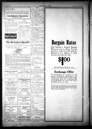 The Jacksboro Gazette (Jacksboro, Tex.), Vol. [54], No. [20], Ed. 1 Thursday, October 12, 1933