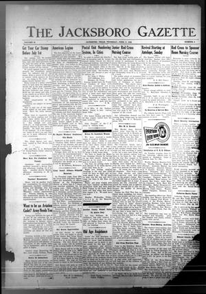 Primary view of object titled 'The Jacksboro Gazette (Jacksboro, Tex.), Vol. 64, No. 3, Ed. 1 Thursday, June 17, 1943'.