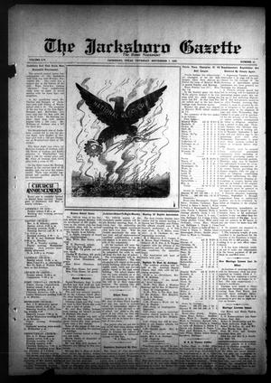 The Jacksboro Gazette (Jacksboro, Tex.), Vol. 54, No. 15, Ed. 1 Thursday, September 7, 1933