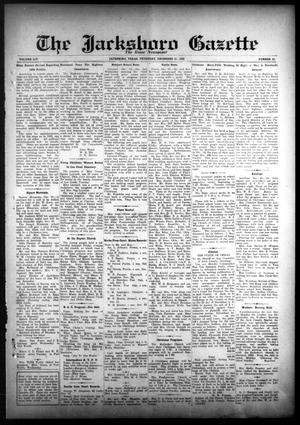 Primary view of object titled 'The Jacksboro Gazette (Jacksboro, Tex.), Vol. 54, No. 30, Ed. 1 Thursday, December 21, 1933'.