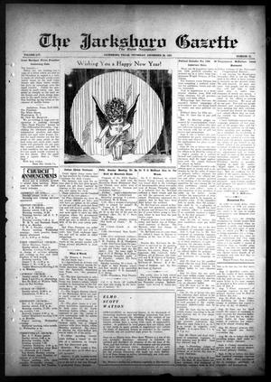The Jacksboro Gazette (Jacksboro, Tex.), Vol. 54, No. 31, Ed. 1 Thursday, December 28, 1933