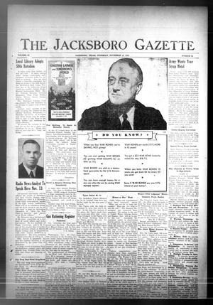 The Jacksboro Gazette (Jacksboro, Tex.), Vol. 63, No. 24, Ed. 1 Thursday, November 12, 1942
