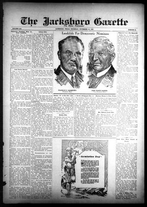 The Jacksboro Gazette (Jacksboro, Tex.), Vol. 53, No. 24, Ed. 1 Thursday, November 10, 1932