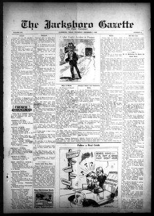 Primary view of object titled 'The Jacksboro Gazette (Jacksboro, Tex.), Vol. 54, No. 28, Ed. 1 Thursday, December 7, 1933'.