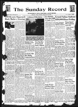 The Sunday Record (Mineola, Tex.), Vol. 15, No. 48, Ed. 1 Sunday, February 25, 1945