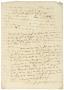 Letter: [Letter from Lorenzo de Zavala to A(ntonio) L(opez) de Santa Anna, Fe…