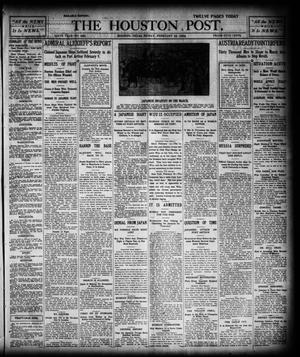 Primary view of object titled 'The Houston Post. (Houston, Tex.), Vol. 19, No. 320, Ed. 1 Friday, February 19, 1904'.