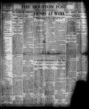 Primary view of object titled 'The Houston Post. (Houston, Tex.), Vol. 20, No. 111, Ed. 1 Sunday, July 24, 1904'.