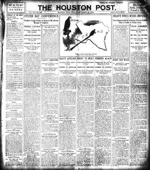 Primary view of object titled 'The Houston Post. (Houston, Tex.), Vol. 21, No. 191, Ed. 1 Friday, September 22, 1905'.