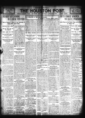 The Houston Post. (Houston, Tex.), Vol. 22, Ed. 1 Tuesday, October 30, 1906