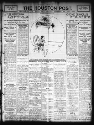 Primary view of object titled 'The Houston Post. (Houston, Tex.), Vol. 22, Ed. 1 Wednesday, September 5, 1906'.
