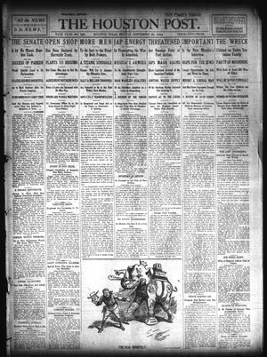 Primary view of object titled 'The Houston Post. (Houston, Tex.), Vol. 20, No. 195, Ed. 1 Monday, September 26, 1904'.