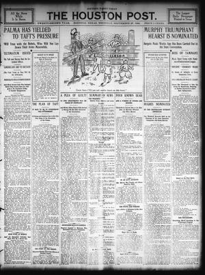Primary view of object titled 'The Houston Post. (Houston, Tex.), Vol. 22, Ed. 1 Thursday, September 27, 1906'.