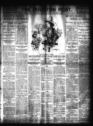 Primary view of object titled 'The Houston Post. (Houston, Tex.), Vol. 23, Ed. 1 Saturday, November 16, 1907'.