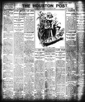 The Houston Post. (Houston, Tex.), Vol. 21, No. 154, Ed. 1 Wednesday, August 16, 1905