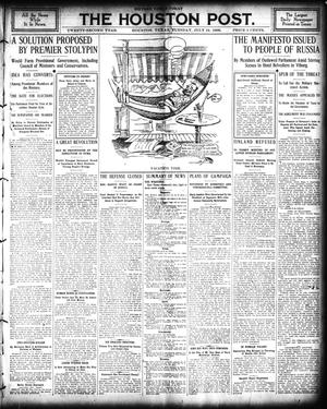 The Houston Post. (Houston, Tex.), Vol. 22, Ed. 1 Tuesday, July 24, 1906
