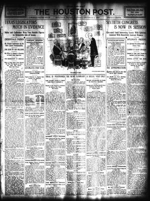 The Houston Post. (Houston, Tex.), Vol. 23, Ed. 1 Tuesday, December 3, 1907