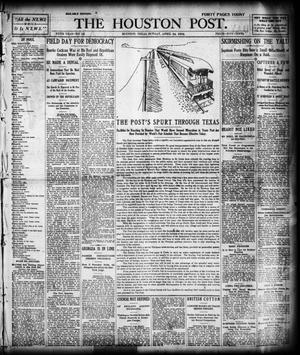 Primary view of object titled 'The Houston Post. (Houston, Tex.), Vol. 20, No. 19, Ed. 1 Sunday, April 24, 1904'.