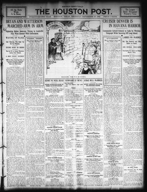 The Houston Post. (Houston, Tex.), Vol. 22, Ed. 1 Thursday, September 13, 1906