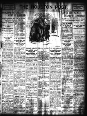 Primary view of object titled 'The Houston Post. (Houston, Tex.), Vol. 23, Ed. 1 Friday, October 11, 1907'.