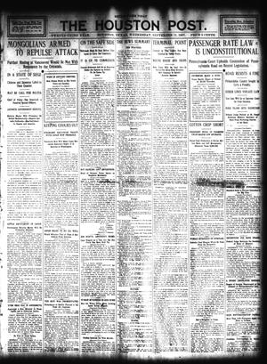 Primary view of object titled 'The Houston Post. (Houston, Tex.), Vol. 23, Ed. 1 Wednesday, September 11, 1907'.