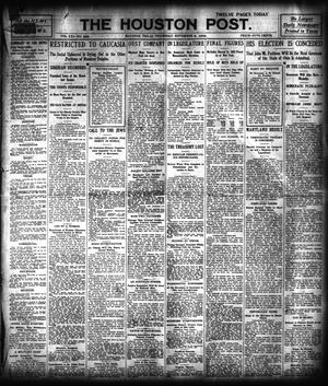 The Houston Post. (Houston, Tex.), Vol. 21, No. 239, Ed. 1 Thursday, November 9, 1905