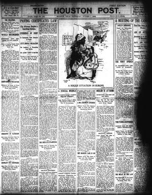 The Houston Post. (Houston, Tex.), Vol. 19, No. 185, Ed. 1 Wednesday, October 7, 1903