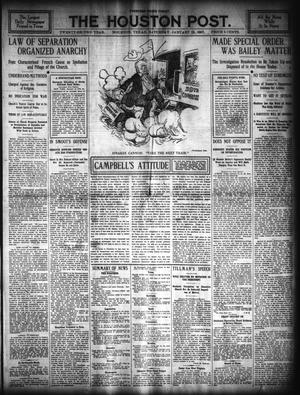 The Houston Post. (Houston, Tex.), Vol. 22, Ed. 1 Saturday, January 12, 1907
