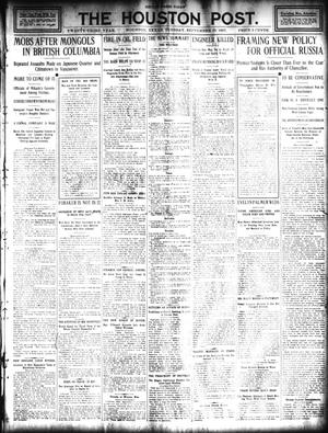 Primary view of object titled 'The Houston Post. (Houston, Tex.), Vol. 23, Ed. 1 Tuesday, September 10, 1907'.