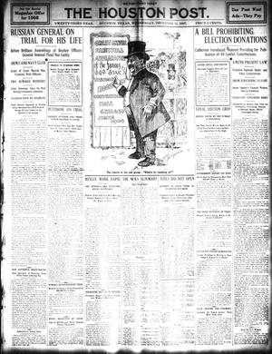 Primary view of object titled 'The Houston Post. (Houston, Tex.), Vol. 23, Ed. 1 Wednesday, December 11, 1907'.