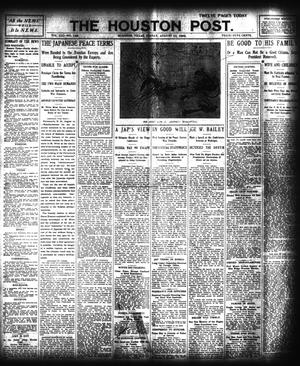 Primary view of object titled 'The Houston Post. (Houston, Tex.), Vol. 21, No. 149, Ed. 1 Friday, August 11, 1905'.
