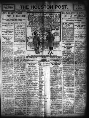 Primary view of object titled 'The Houston Post. (Houston, Tex.), Vol. 22, Ed. 1 Sunday, February 10, 1907'.
