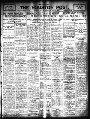 Primary view of object titled 'The Houston Post. (Houston, Tex.), Vol. 23, Ed. 1 Thursday, June 13, 1907'.