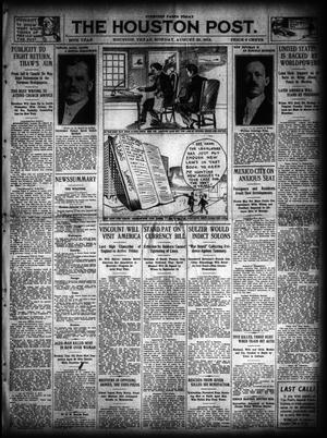 The Houston Post. (Houston, Tex.), Vol. 28, Ed. 1 Monday, August 25, 1913
