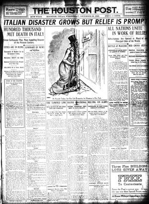 The Houston Post. (Houston, Tex.), Vol. 24, Ed. 1 Wednesday, December 30, 1908