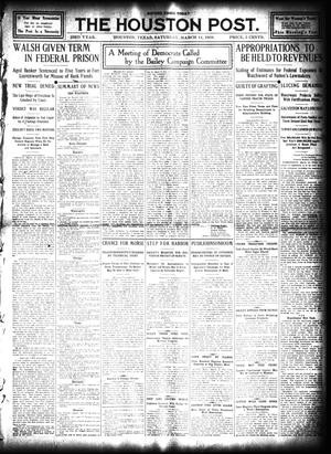 Primary view of object titled 'The Houston Post. (Houston, Tex.), Vol. 23, Ed. 1 Saturday, March 14, 1908'.