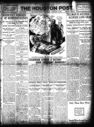 Primary view of object titled 'The Houston Post. (Houston, Tex.), Vol. 24, Ed. 1 Saturday, January 9, 1909'.