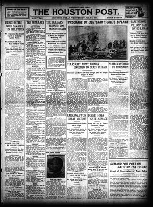 The Houston Post. (Houston, Tex.), Vol. 28, Ed. 1 Wednesday, July 9, 1913