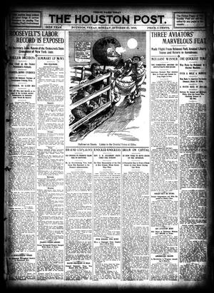 The Houston Post. (Houston, Tex.), Vol. 26, Ed. 1 Monday, October 31, 1910