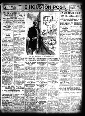 The Houston Post. (Houston, Tex.), Vol. 27, Ed. 1 Tuesday, March 18, 1913
