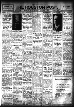 The Houston Post. (Houston, Tex.), Vol. 28, Ed. 1 Thursday, November 6, 1913