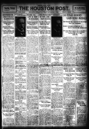 The Houston Post. (Houston, Tex.), Vol. 28, Ed. 1 Saturday, November 1, 1913