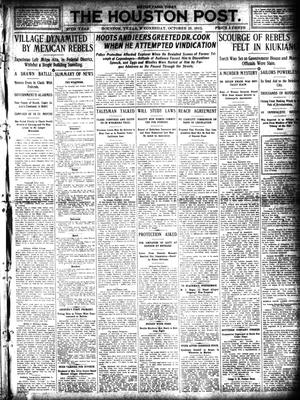 The Houston Post. (Houston, Tex.), Vol. 27, Ed. 1 Wednesday, October 25, 1911