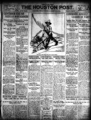 The Houston Post. (Houston, Tex.), Vol. 27, Ed. 1 Thursday, March 20, 1913
