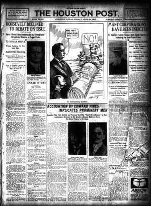 The Houston Post. (Houston, Tex.), Vol. 27, Ed. 1 Friday, June 30, 1911