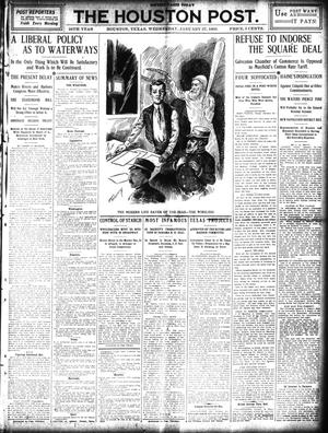The Houston Post. (Houston, Tex.), Vol. 24, Ed. 1 Wednesday, January 27, 1909